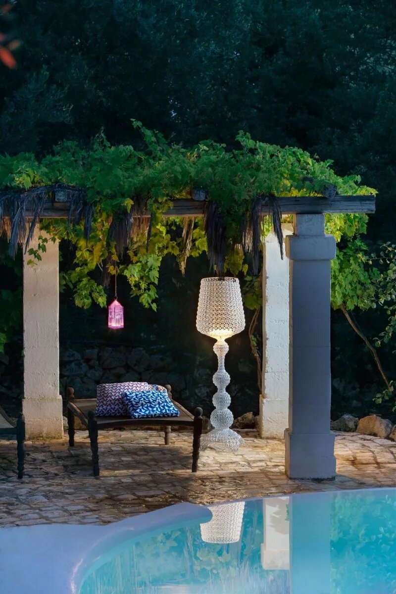 Kabuki Outdoor Floor Lamp by Kartell Lamps Floor Lamps